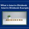 What is Interim Dividends Interim Dividends Example