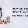 Reminder for Income Tax Filers