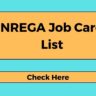 NREGA Job Card List 2023