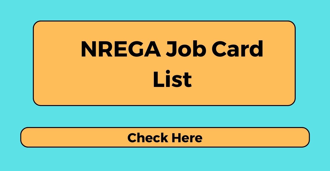 NREGA Job Card List 2023