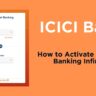 How to Activate ICICI Net Banking Infinity