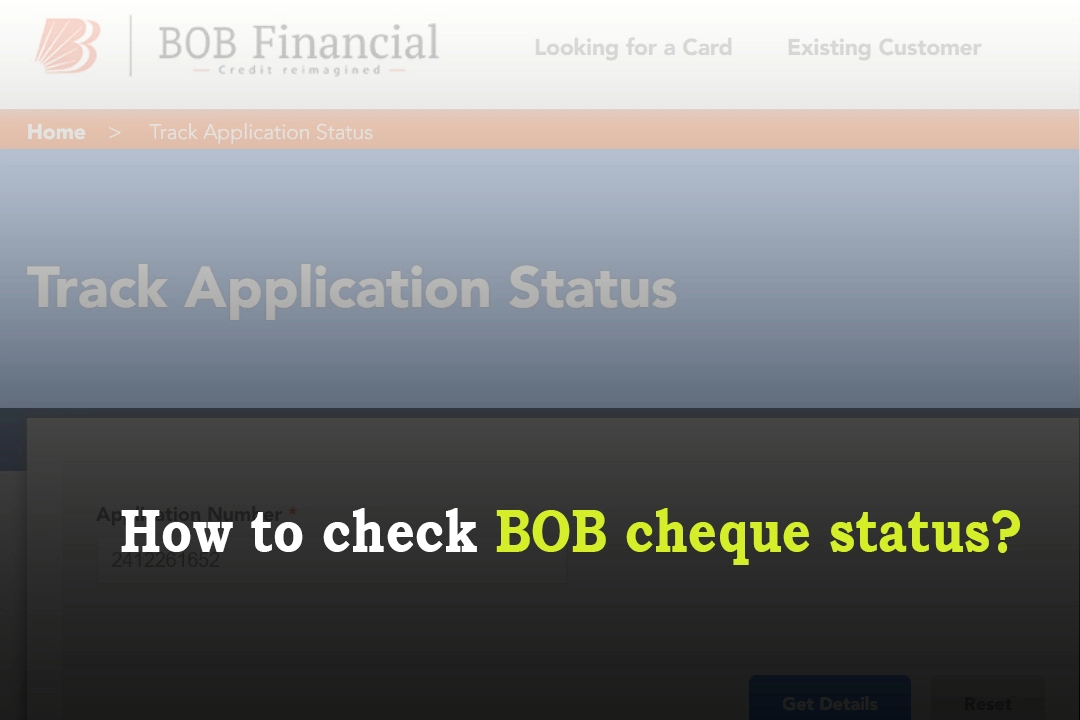 How to check BOB cheque status?