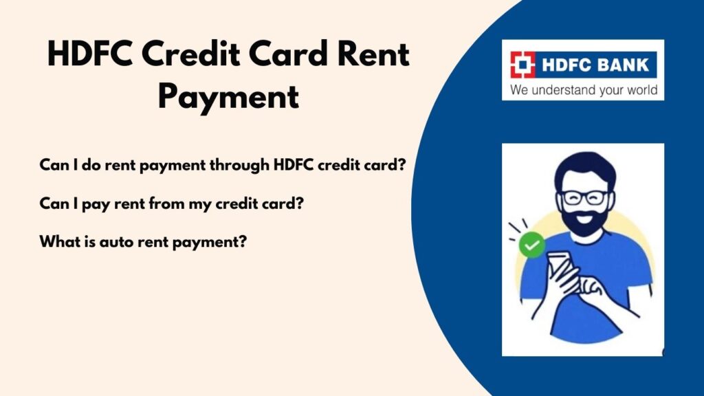 HDFC Credit Card Rent Payment Charges